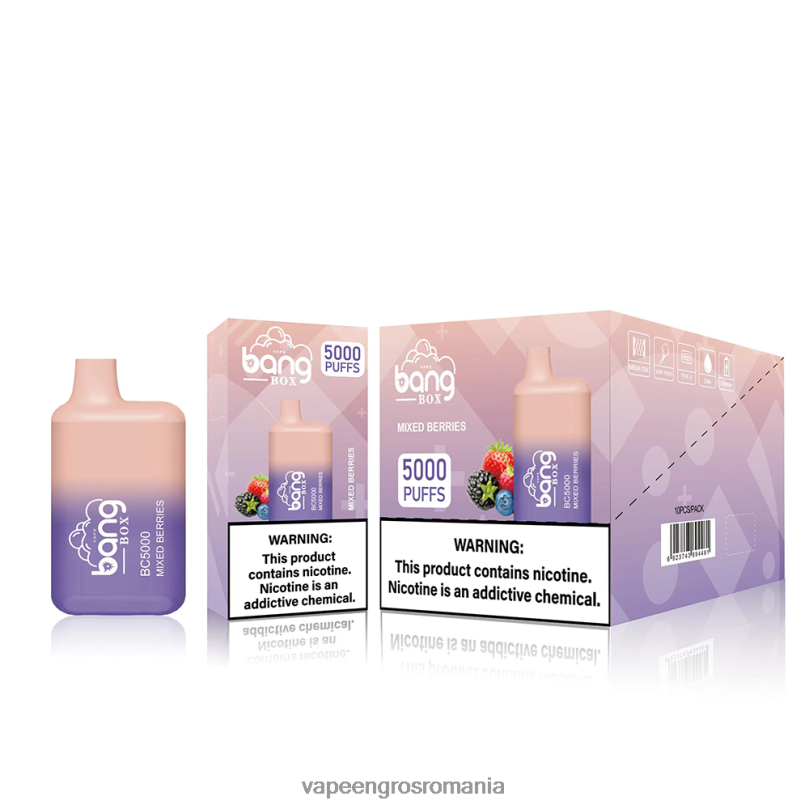 Bang Box bc5000 F6Z6V87 - Țigară Electronică Cu Lichid de unică folosință