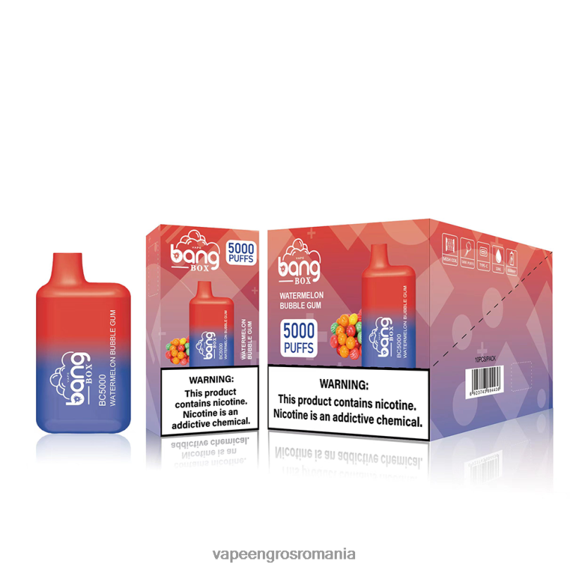 Bang Box bc5000 F6Z6V87 - Țigară Electronică Cu Lichid de unică folosință