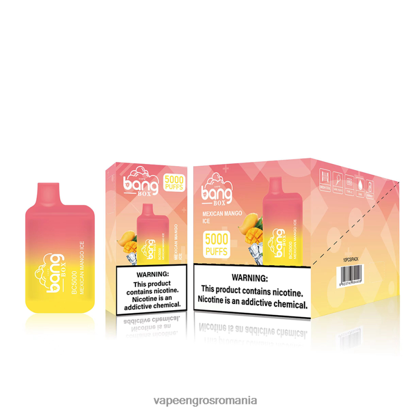 Bang Box bc5000 F6Z6V87 - Țigară Electronică Cu Lichid de unică folosință