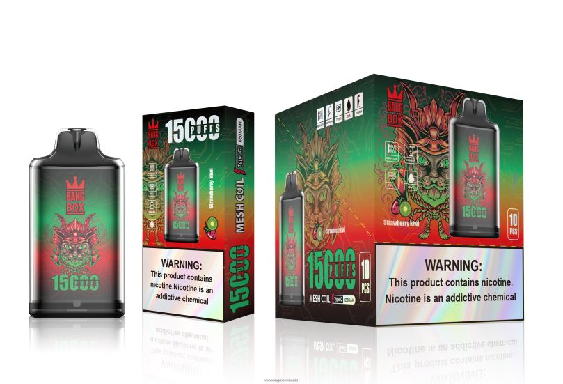 Bang Box s1-15000 pufuri F6Z6V100 - Țigară Electronică Vaporesso kiwi de căpșuni