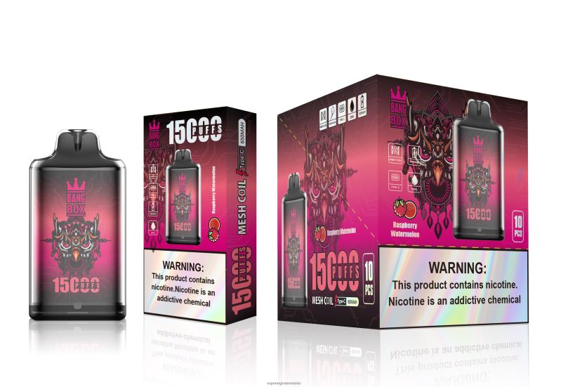 Bang Box s1-15000 pufuri F6Z6V105 - Vape Angro pepene verde zmeura