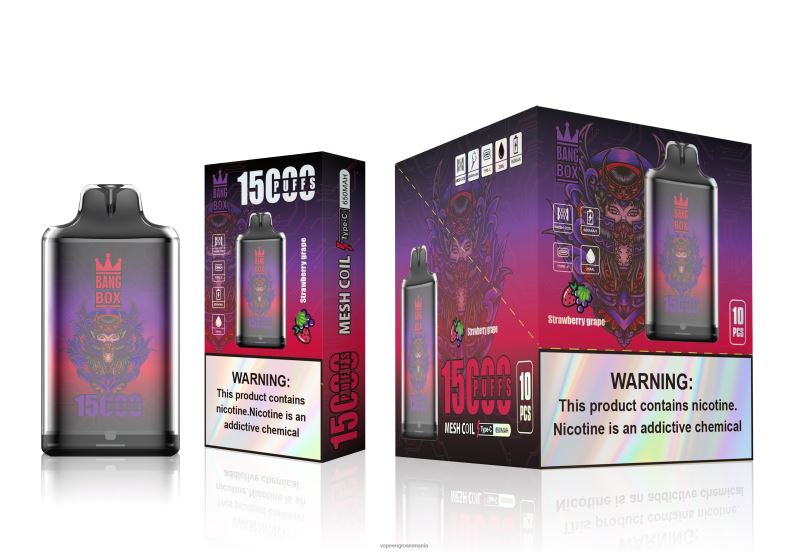 Bang Box s1-15000 pufuri F6Z6V111 - Puff Vape En Gros struguri de căpșuni