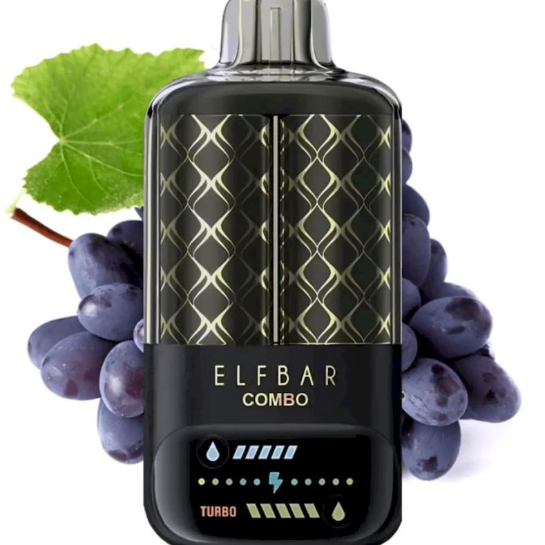 Elf Bar Combo 25000 - T48V07 băutură de struguri și Maria Țigară Electronică Cu Încărcător