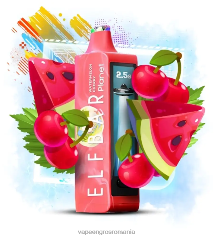 Elf Bar Planet 25000 - T48V021 pepene cireș Țigară Electronică Vaporesso