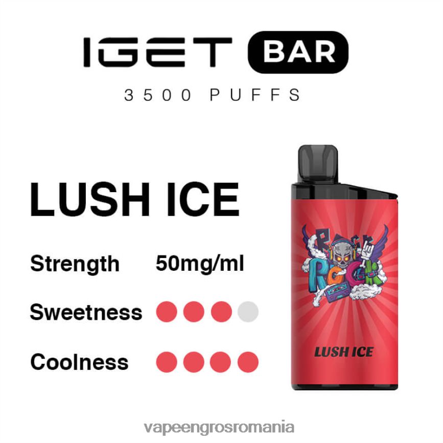Vape Angro gheață luxuriantă N48BL93 IGET BAR 3500 5% nicotină