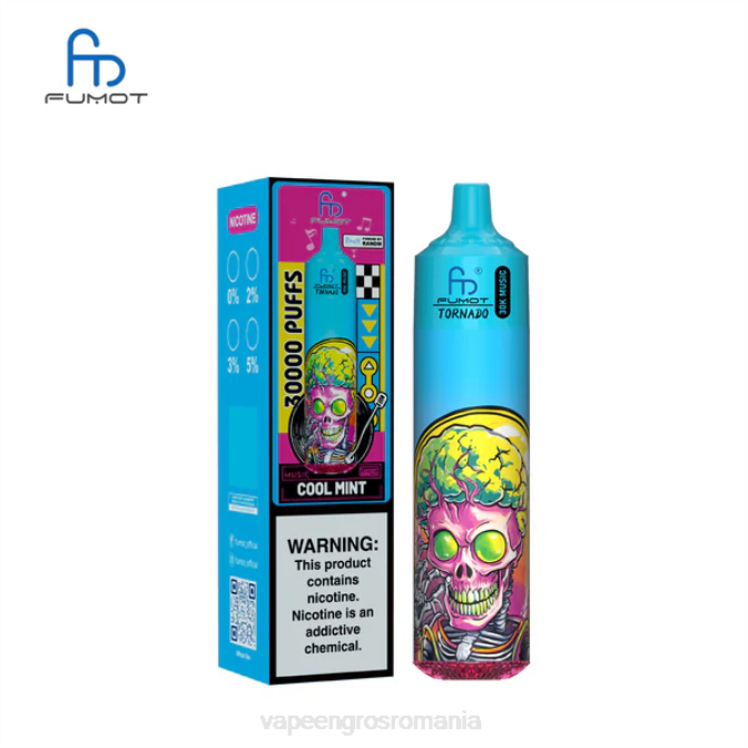 Puff Vape En Gros N4BV10 menta rece Fumot Tornado 30k muzica