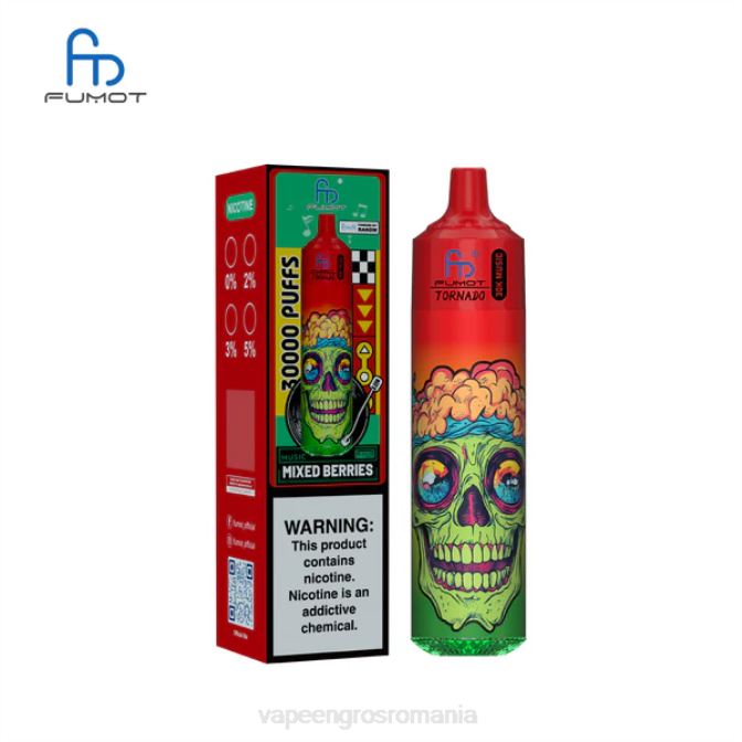 Puff Vape En Gros N4BV18 fructe de padure amestecate Fumot Tornado 30k muzica