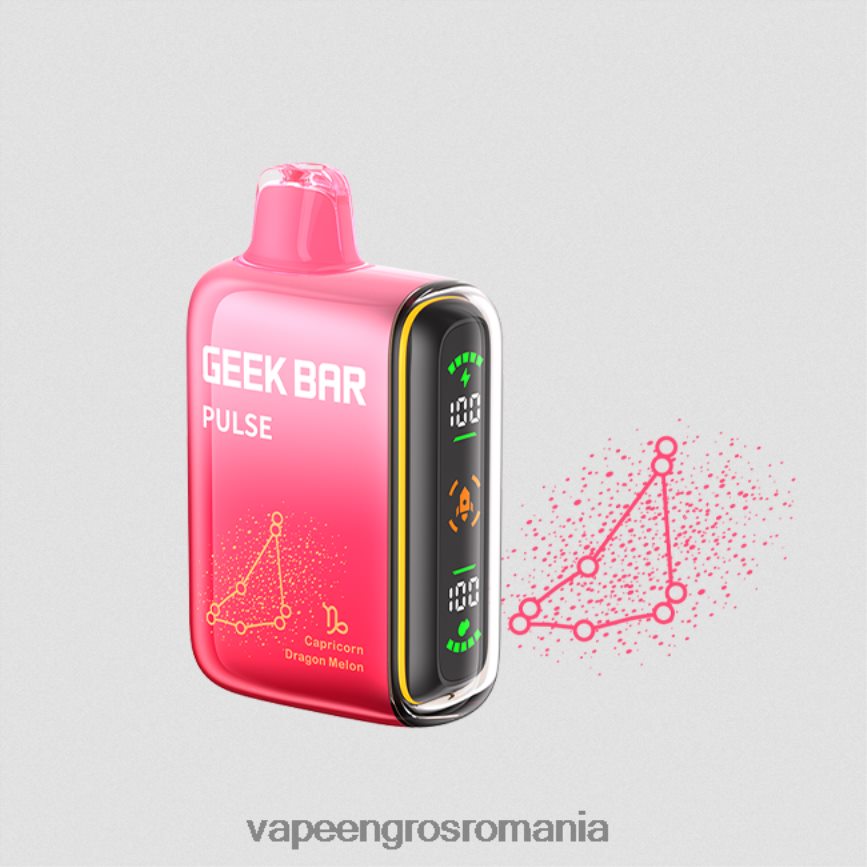 Romania Vape Distributor pepene dragon N48BL70 GEEK BAR Pulse editie zodiac 7500 puf/15000 puf