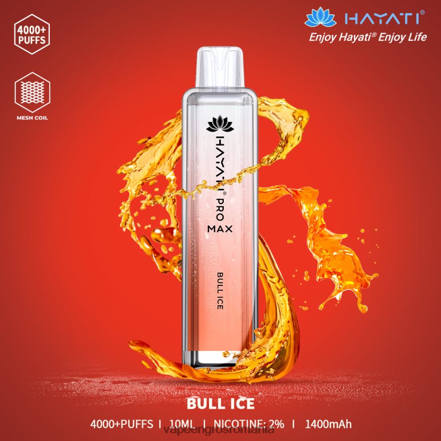 Țigară Electronică Cu Lichid gheață de taur N48BL186 Hayati Pro Max 4000