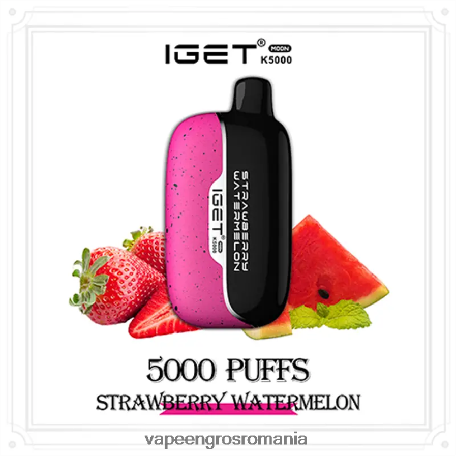 Puff Vape En Gros DR6LDL9 pepene verde de căpșuni IGET Moon k5000