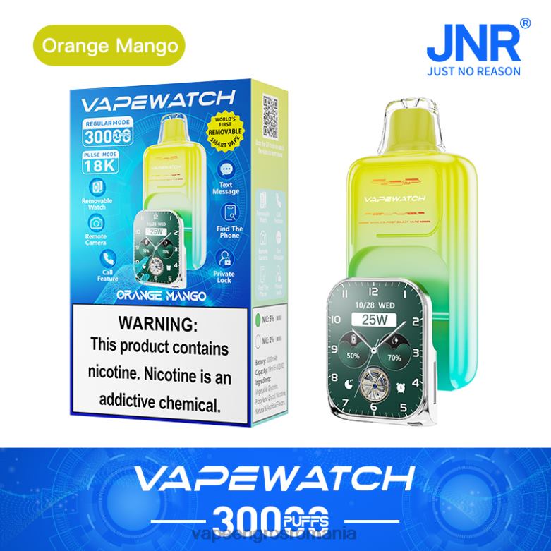JNR ceas vape mango portocaliu FB84D2 Puff Vape En Gros