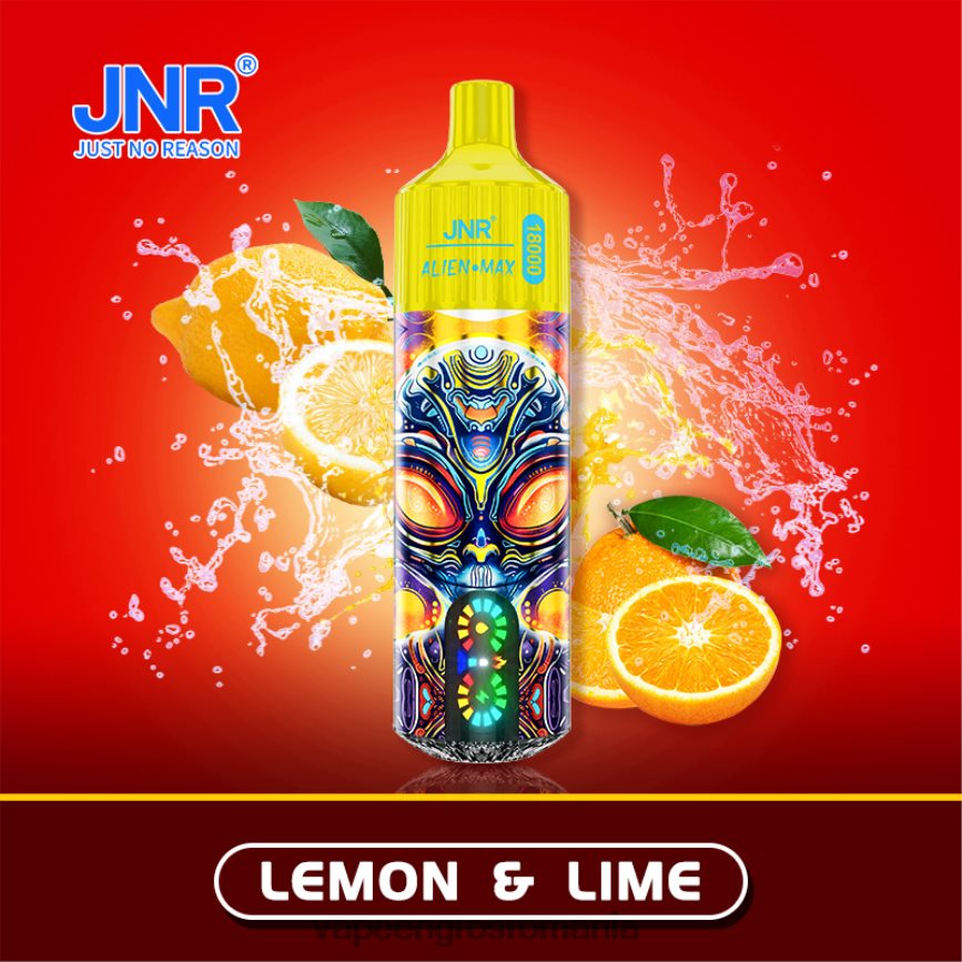 Țigară Electronică Cu Încărcător lamaie limeta N48BL577 JNR ALIEN MAX