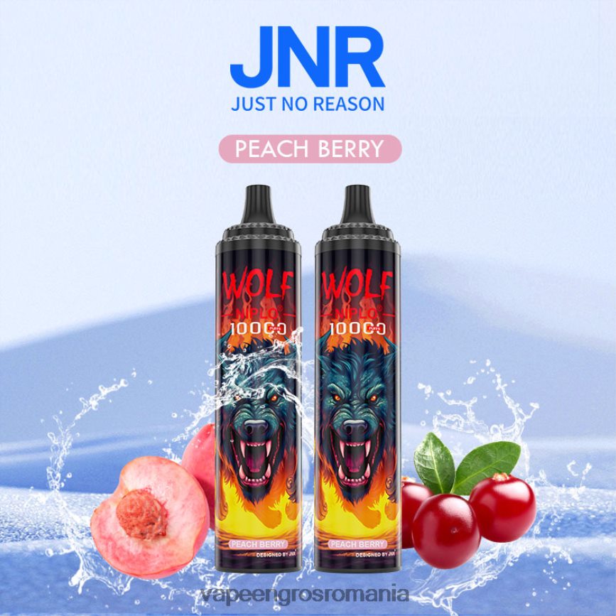 Vape Fara Nicotina boabe de piersici N48BL768 JNR WOLF NIPLO