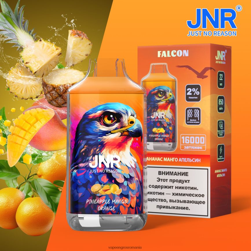 Puff Vape En Gros ananas mango portocală N48BL712 JNR FALCON