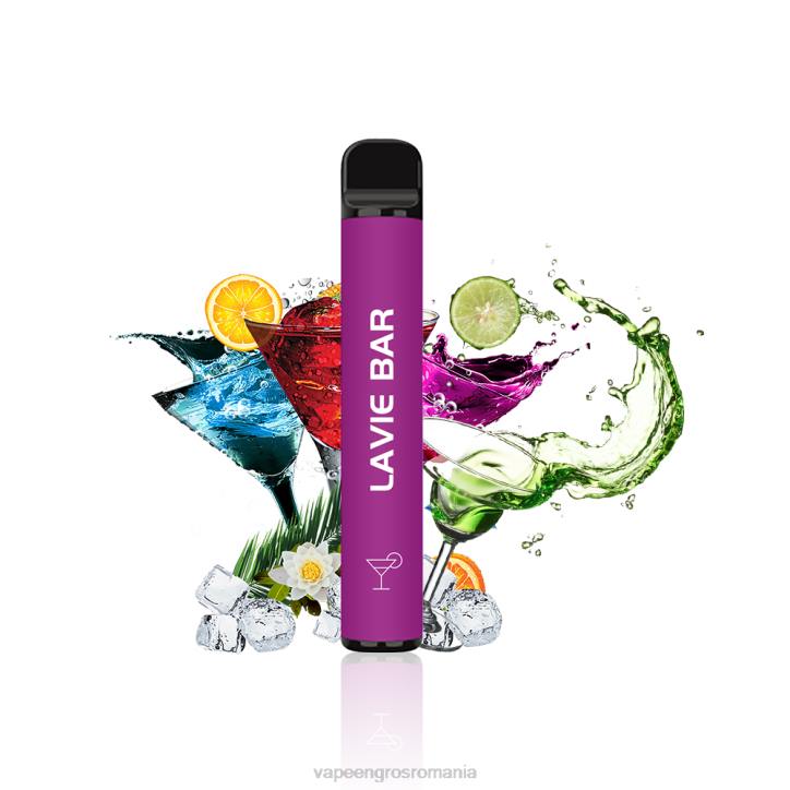 LAVIE BAR 2% versiunea 800 pufuri 8BXF319 | Țigară Electronică Cu Încărcător cocktail