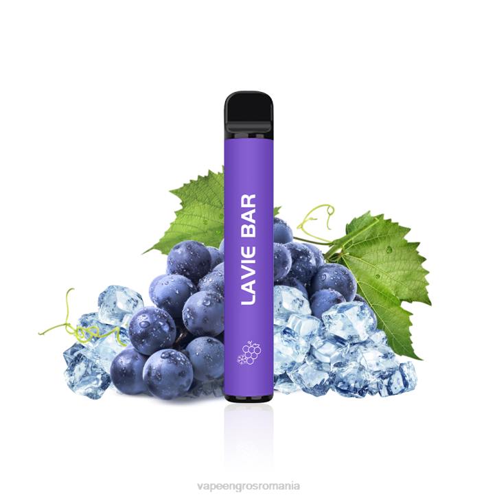 LAVIE BAR 2% versiunea 800 pufuri 8BXF322 | Puff Vape En Gros gheață de struguri
