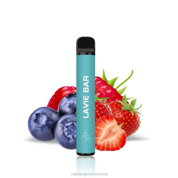 LAVIE BAR 2% versiunea 800 pufuri 8BXF323 | Vape Angro amestecați fructele de pădure