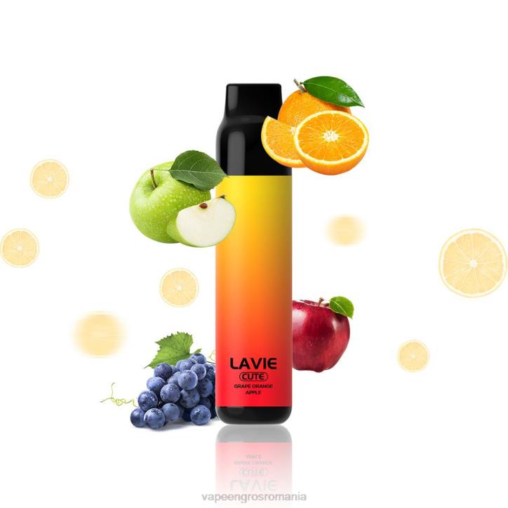 LAVIE BAR 3000 pufuri 8BXF288 | Vape Romania Shop măr portocaliu de struguri