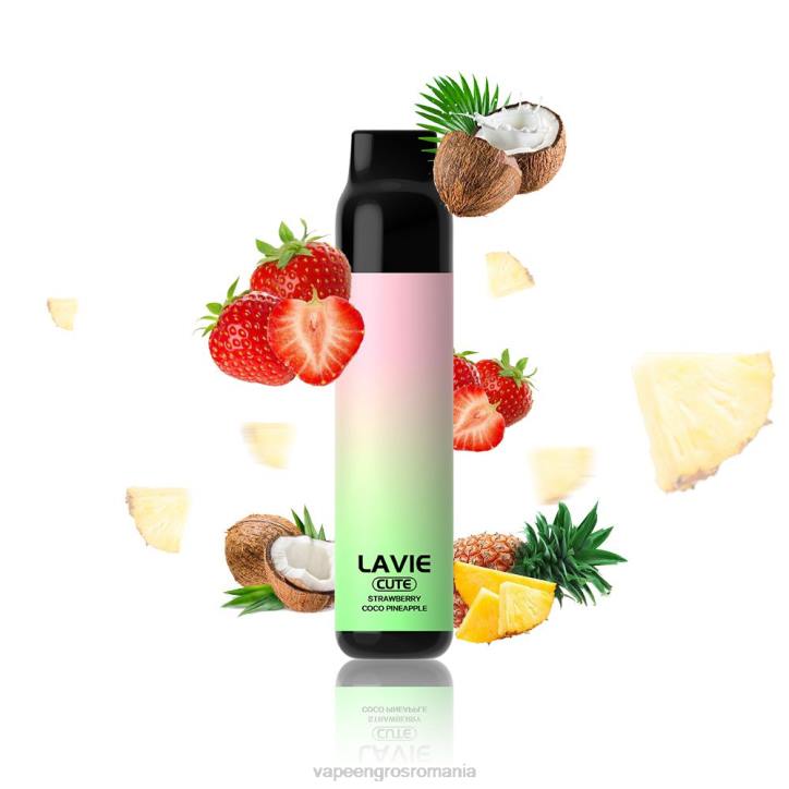 LAVIE BAR 3000 pufuri 8BXF291 | Vape Angro măr de coco de căpșuni