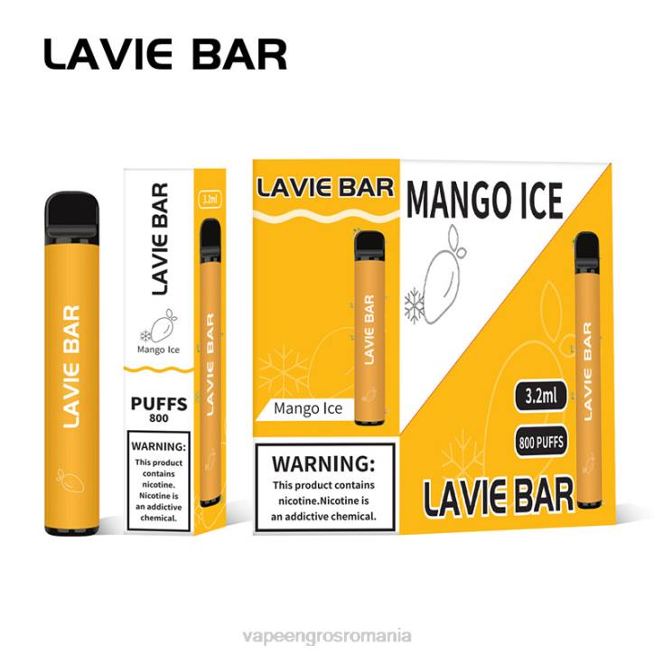 LAVIE BAR 800 pufuri 8BXF309 | Țigară Electronică Vaporesso gheata de mango
