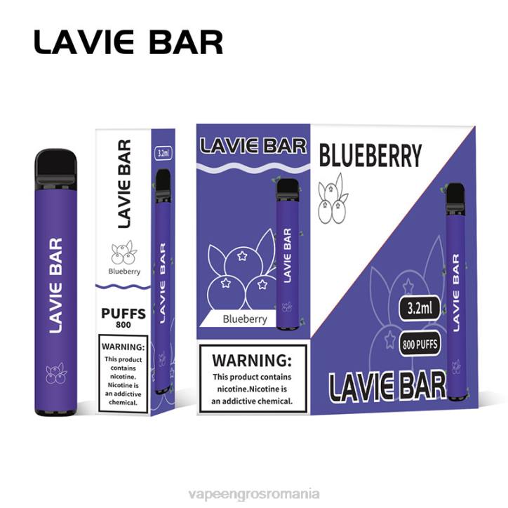 LAVIE BAR 800 pufuri 8BXF310 | Țigară Electronică Cu Lichid gheata de afine
