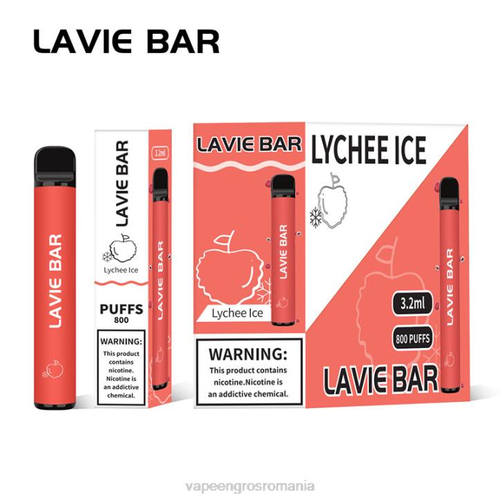 LAVIE BAR 800 pufuri 8BXF313 | Vape En-Gros Romania gheață de litchi
