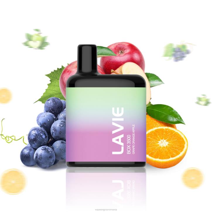 LAVIE BOX 3500 pufuri 8BXF212 | Țigară Electronică Preț măr portocaliu de struguri