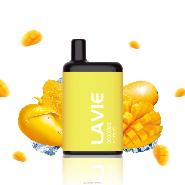 LAVIE BOX 6000 pufuri 8BXF201 | Vape En-Gros Romania gheata de mango
