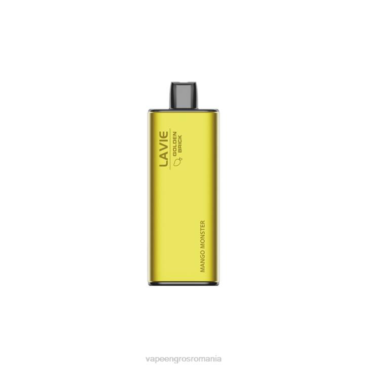 LAVIE GOLDEN BRICK 10000 de pufuri 8BXF61 | Țigară Electronică Vaporesso monstru mango