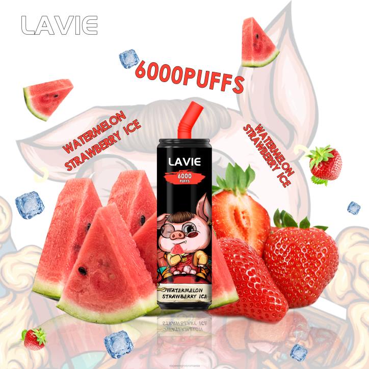 LAVIE Coke BAR 6000 pufuri 8BXF267 | Vape Angro gheata de capsuni pepene verde