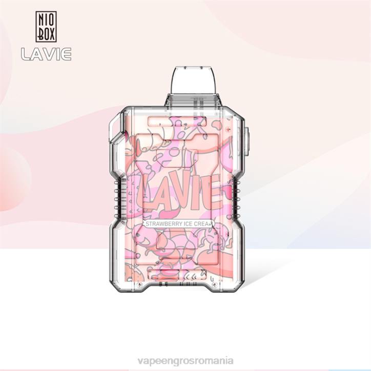 LAVIE NIO BOX 9000 pufuri 8BXF196 | Țigară Electronică Preț inghetata de capsuni
