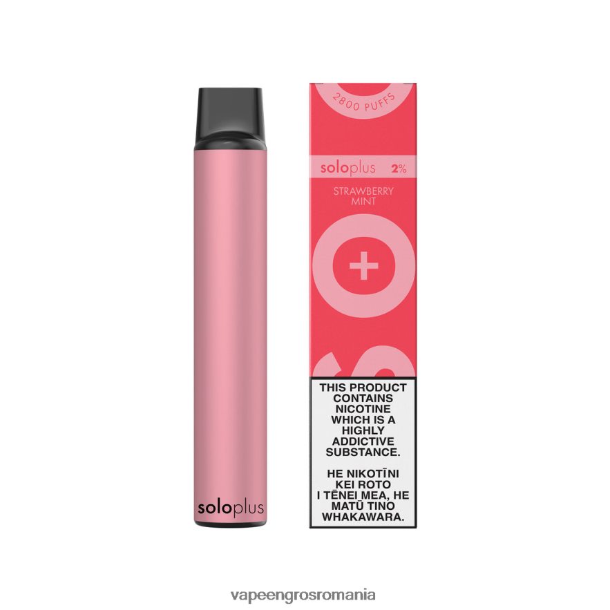 Puff Vape En Gros 2T22TP26 - Solo Plus vapa de unică folosință menta de capsuni