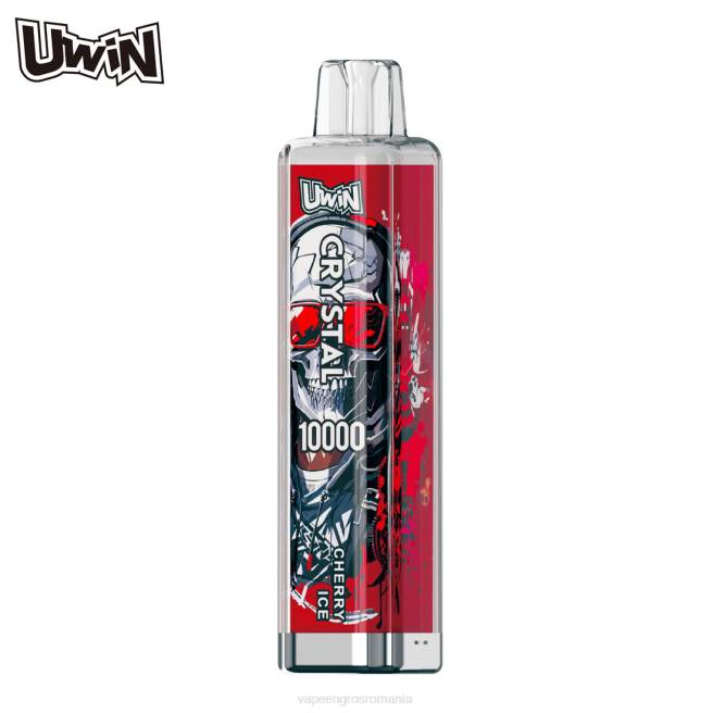 Țigară Electronică Cu Lichid gheata de cirese - UWIN CRYSTAL 10000 vape de unică folosință 0F0B6
