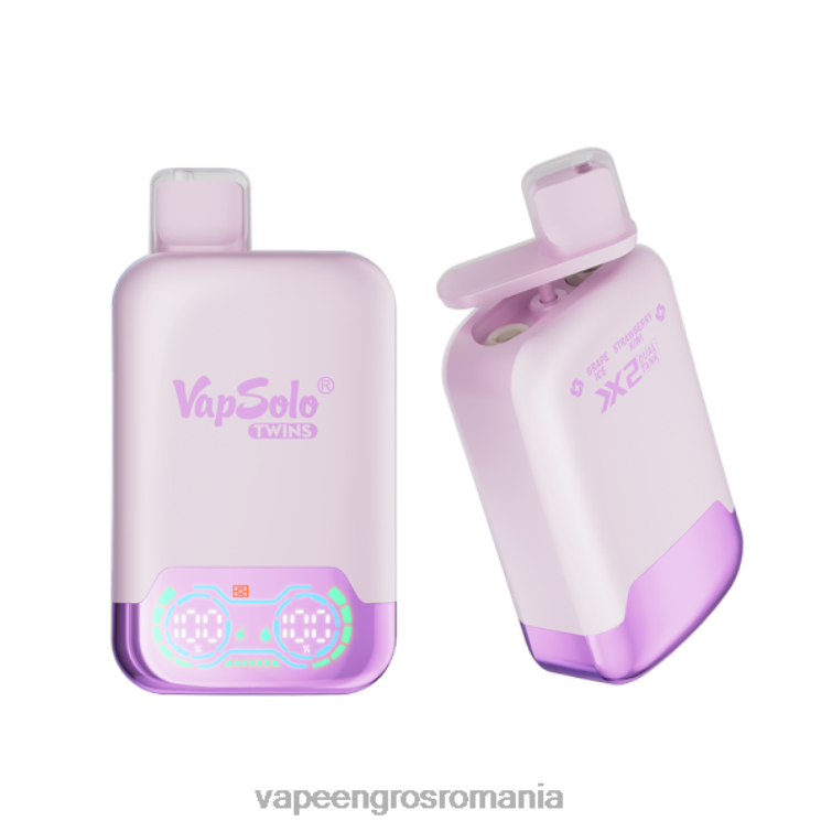 Vape Angro Z4FPZ122 Vapsolo TWINS vapa de unică folosință gheață de struguri și kiwi cu căpșuni
