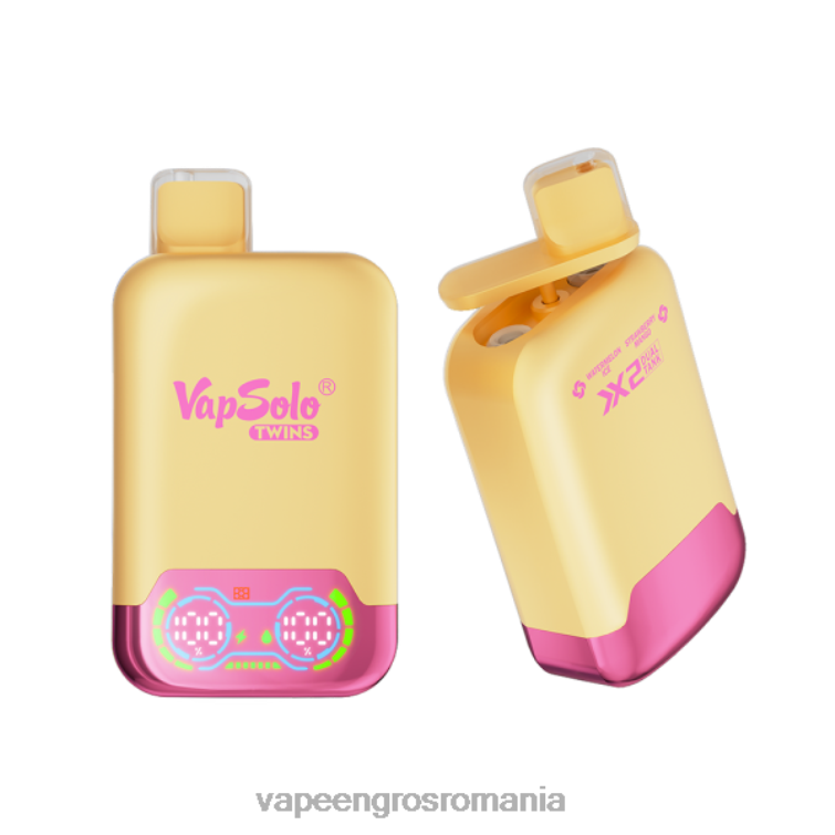 Vape Angro Z4FPZ129 Vapsolo TWINS vapa de unică folosință gheață de pepene verde și mango cu căpșuni