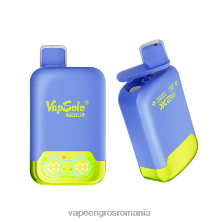 Vape En-Gros Romania Z4FPZ120 Vapsolo TWINS vapa de unică folosință limonadă blue razz și lămâie lămâie