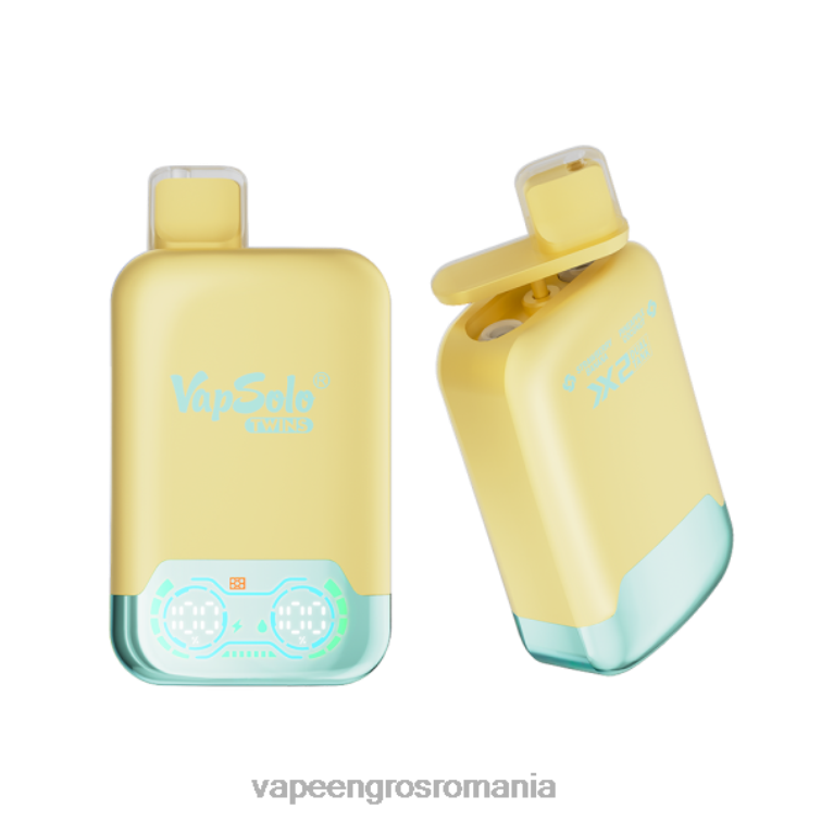 Țigară Electronică Cu Lichid Z4FPZ125 Vapsolo TWINS vapa de unică folosință ananas, nucă de cocos și banană cu căpșuni