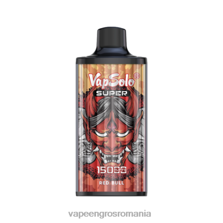 Puff Vape En Gros Z4FPZ114 Vapsolo SUPER vapa de unică folosință taur roșu