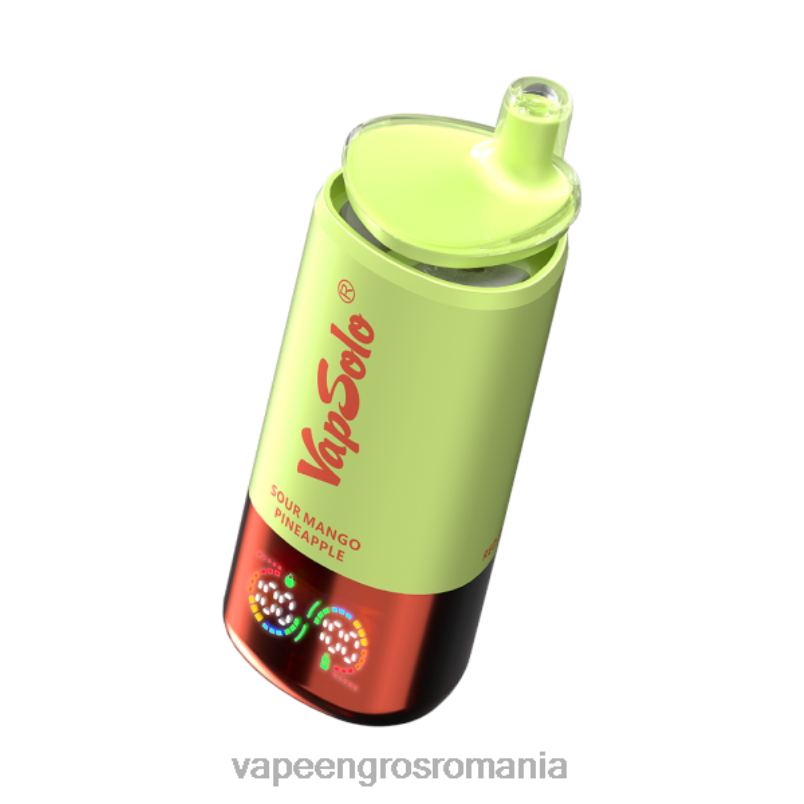 VapSolo Triple 30000 de pufuri 866BP5 capsuni, kiwi si mango acru, ananas si taur rosu Țigară Electronică Vaporesso