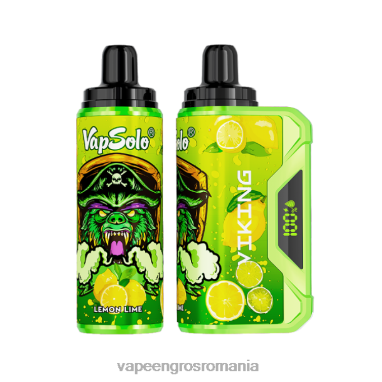 Vape En-Gros Romania Z4FPZ134 Vapsolo VIKING vapa de unică folosință lămâie lămâie