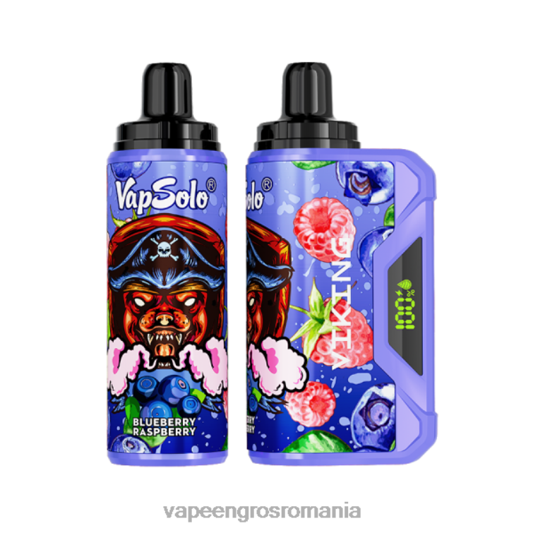 Țigară Electronică Cu Lichid Z4FPZ132 Vapsolo VIKING vapa de unică folosință afine zmeura