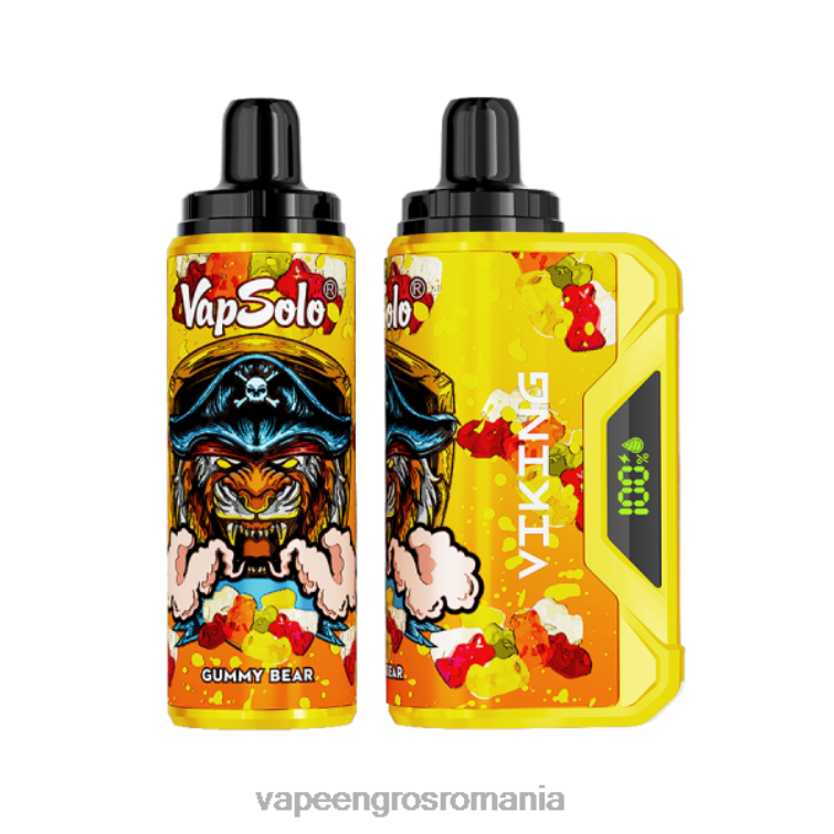 Țigară Electronică Cu Încărcător Z4FPZ133 Vapsolo VIKING vapa de unică folosință ursuleț de gumă